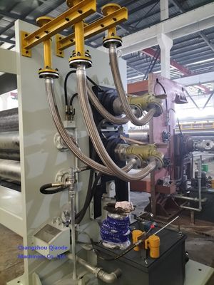 φ480×3700カレンダーのローラー機械使用法のNonwovenの生地